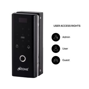 digital glass door lock